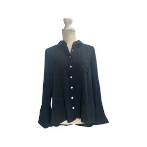 A New Day black button up blouse